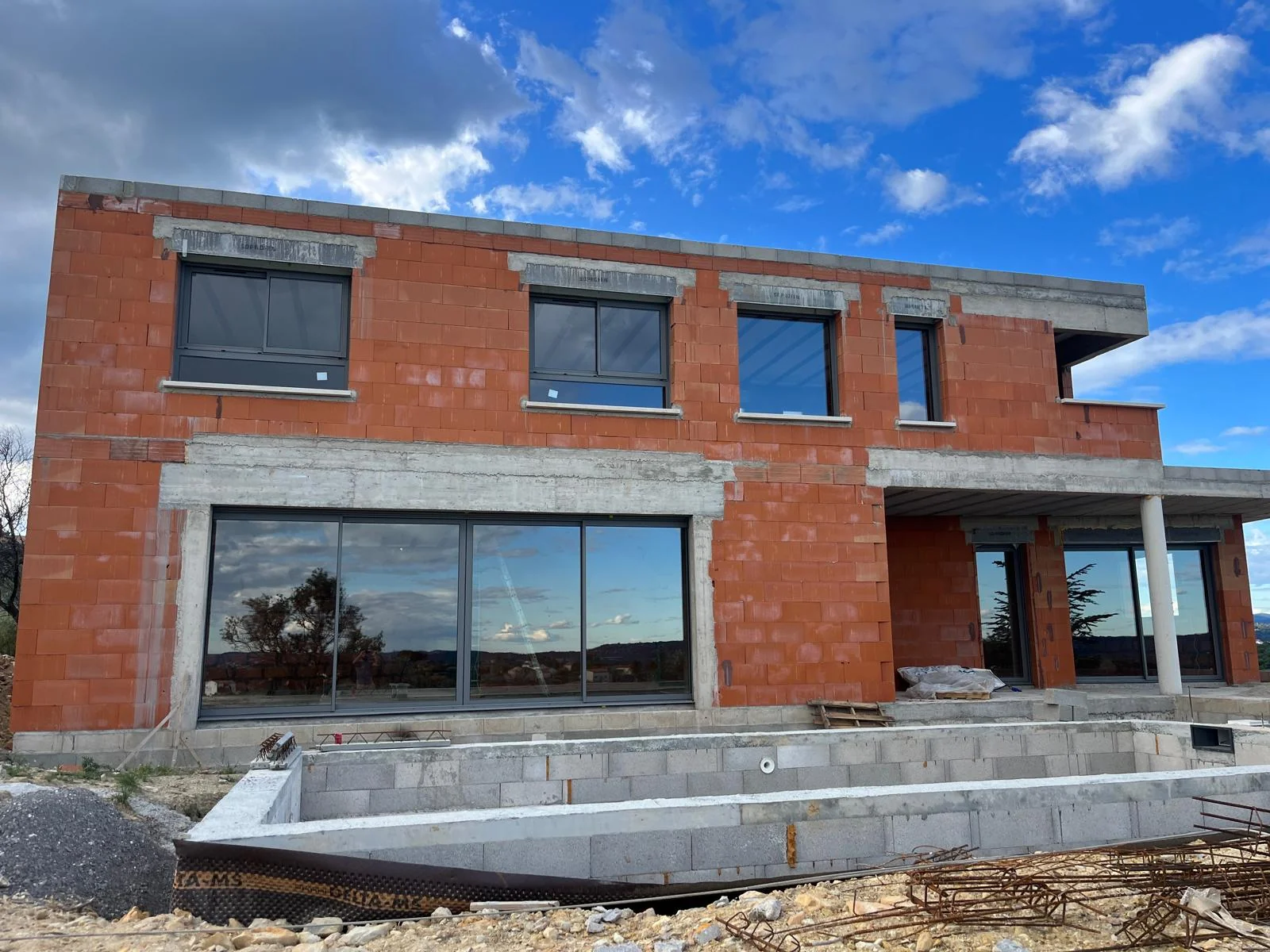 Baie vitrée coulissante aluminium — Wineo France